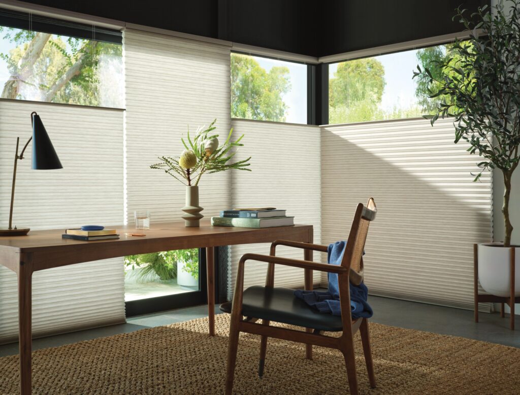 hunter Douglas cellular honeycomb shades from Colorado space solutions.